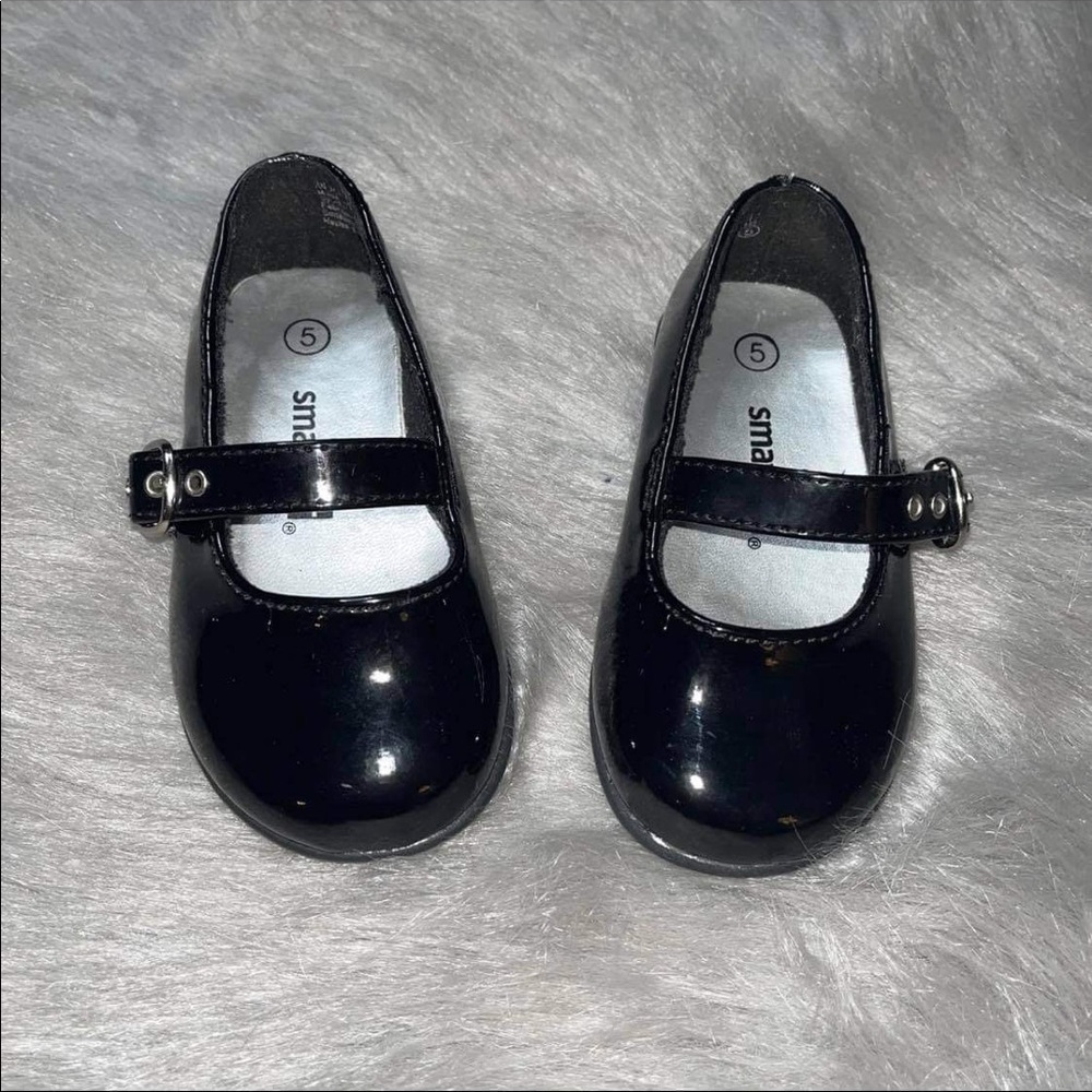 Black dress shoe toddler sz:5